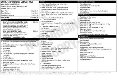 2020 Jeep Cherokee Latitude Plus