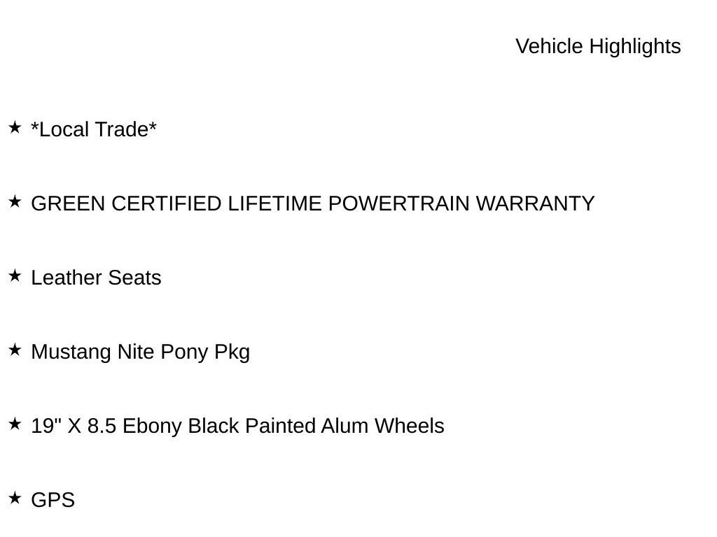 2025 Ford Mustang GT Premium