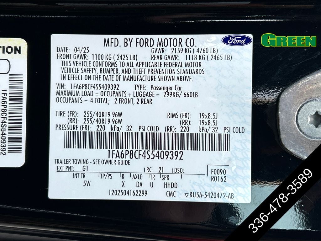 2025 Ford Mustang GT Premium