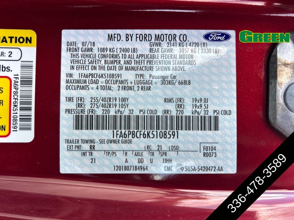 2019 Ford Mustang GT