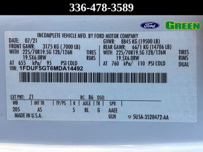 2021 Ford F-550SD XL DRW