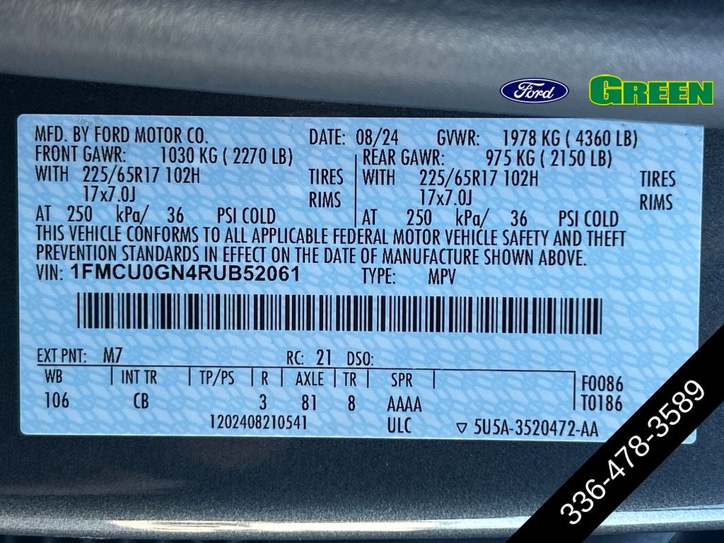 2024 Ford Escape Active