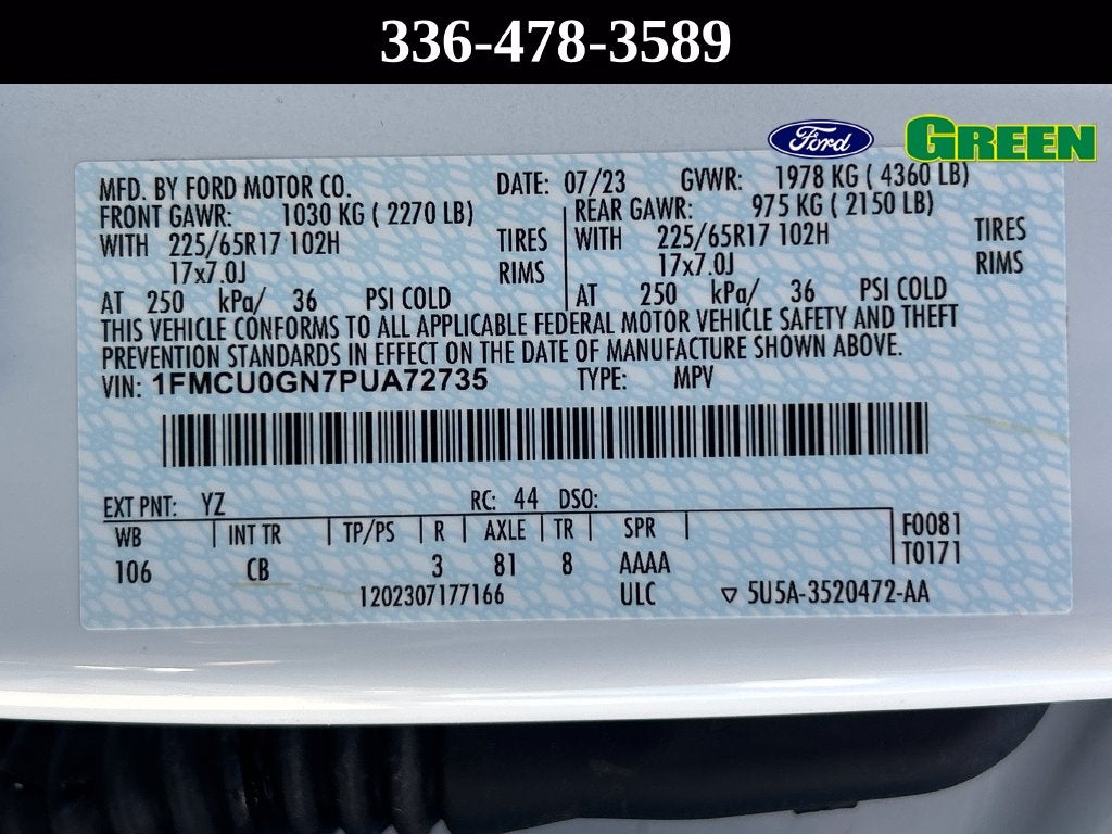 2023 Ford Escape Active