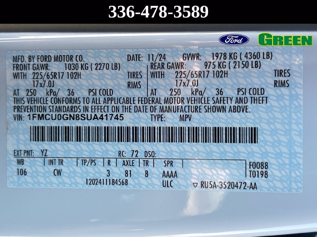 2025 Ford Escape Active