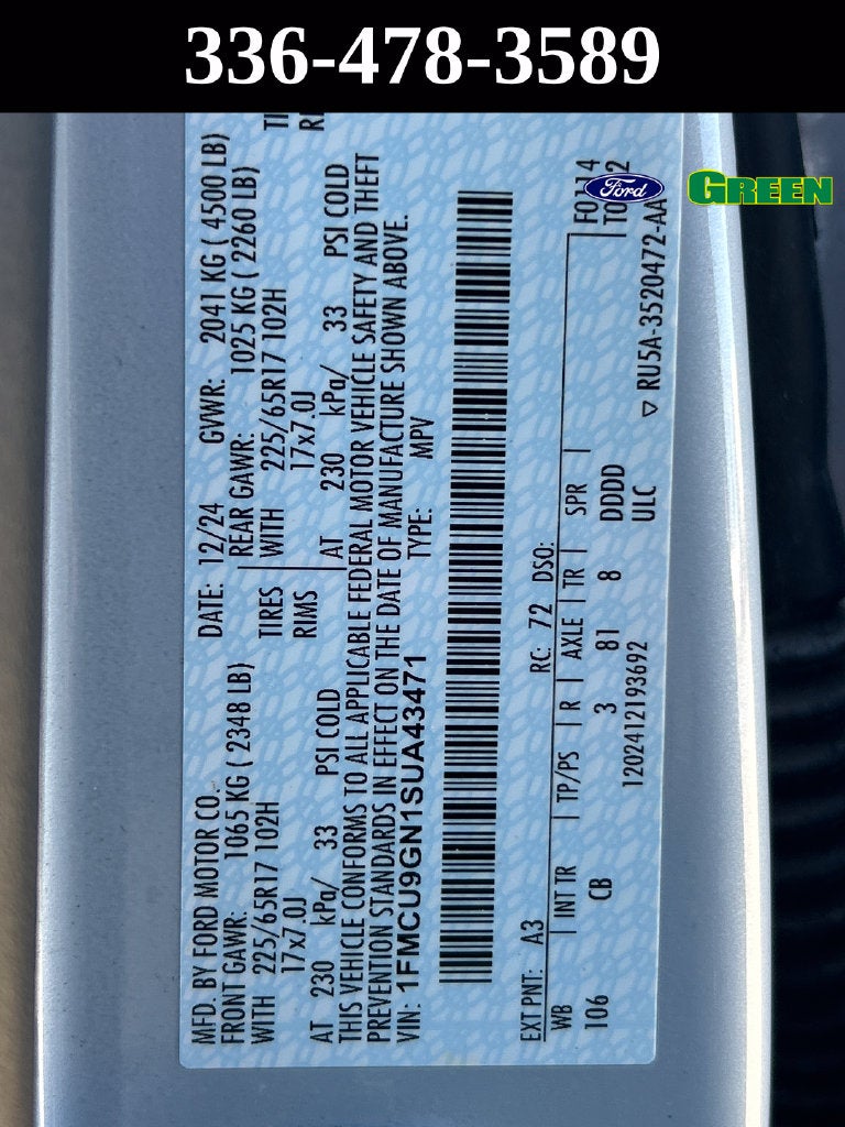 2025 Ford Escape Active