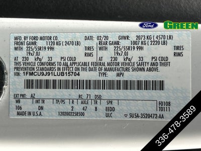 2020 Ford Escape Titanium