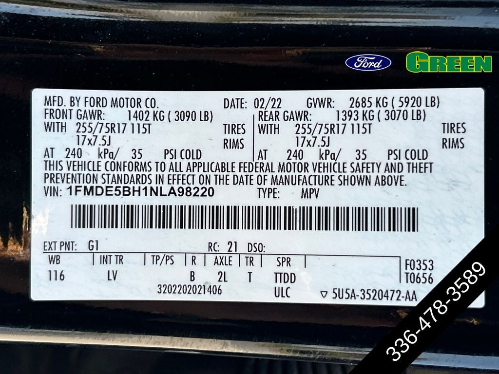 2022 Ford Bronco Big Bend