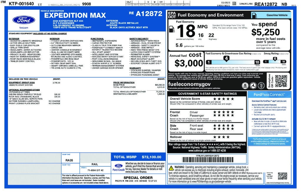 2024 Ford Expedition Max XLT