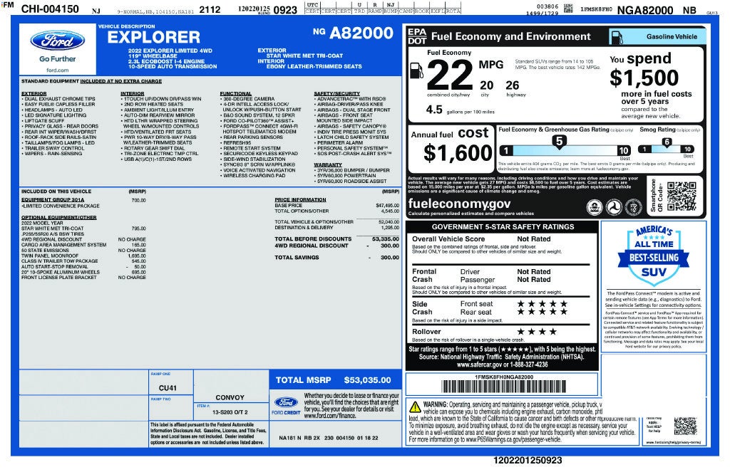 2022 Ford Explorer Limited