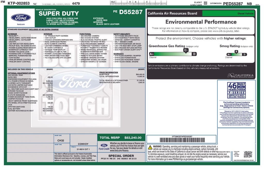 2023 Ford F-350SD Lariat DRW