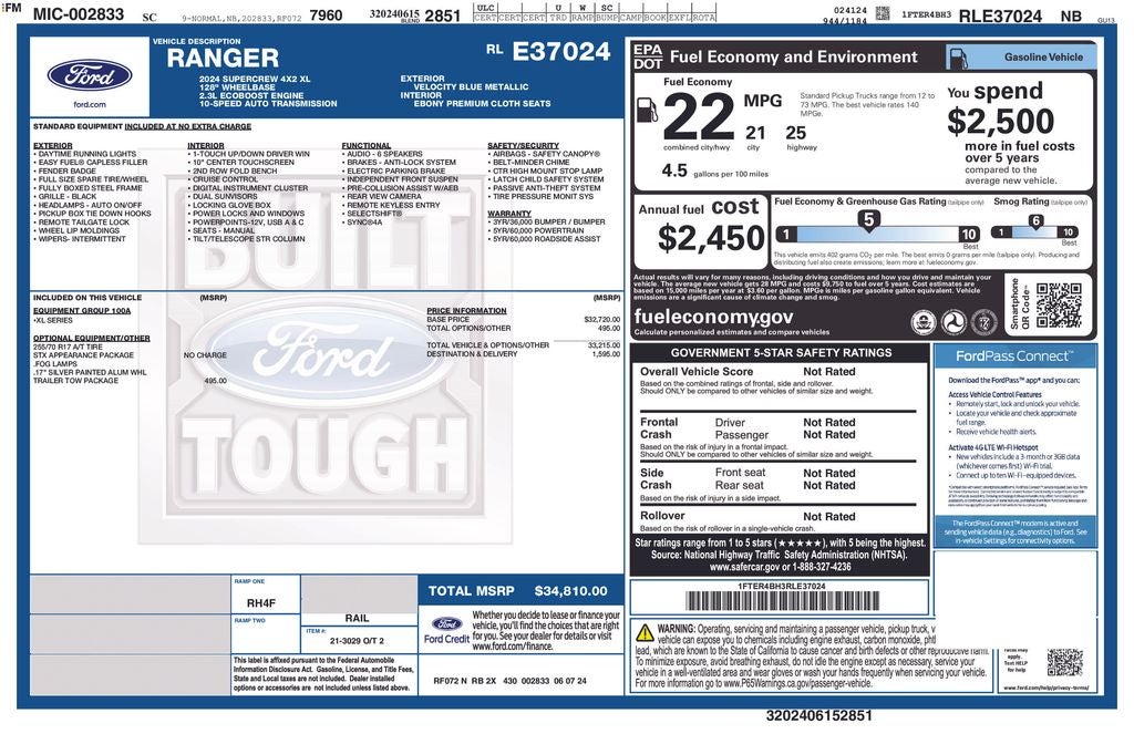 2024 Ford Ranger STX