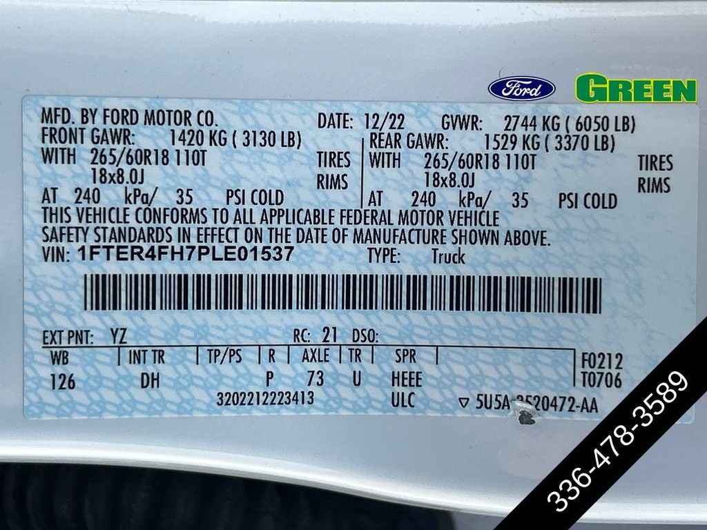 2023 Ford Ranger Lariat