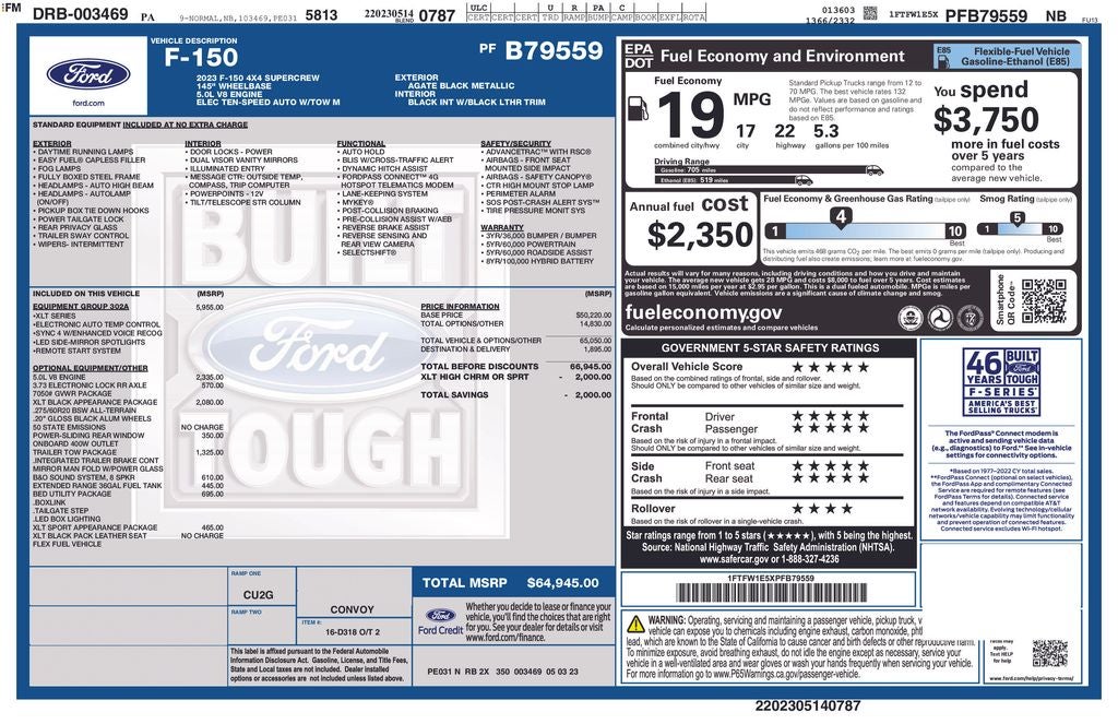 2023 Ford F-150 XLT