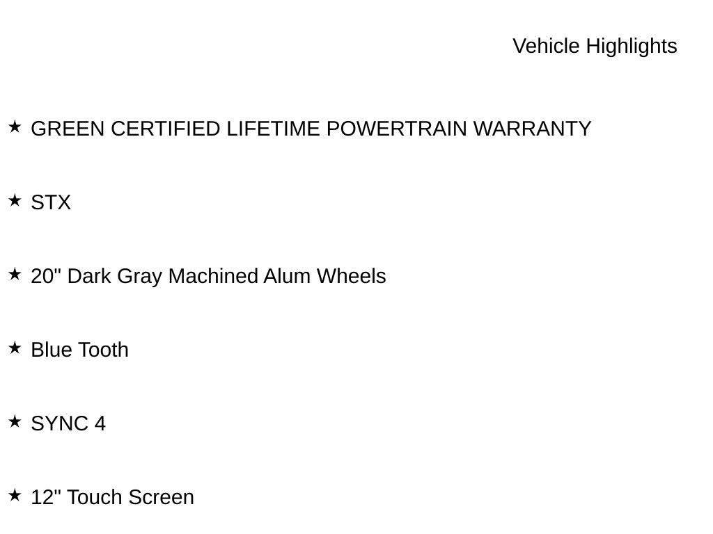 2024 Ford F-150 STX