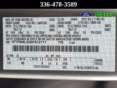 2025 Ford F-150 Tremor