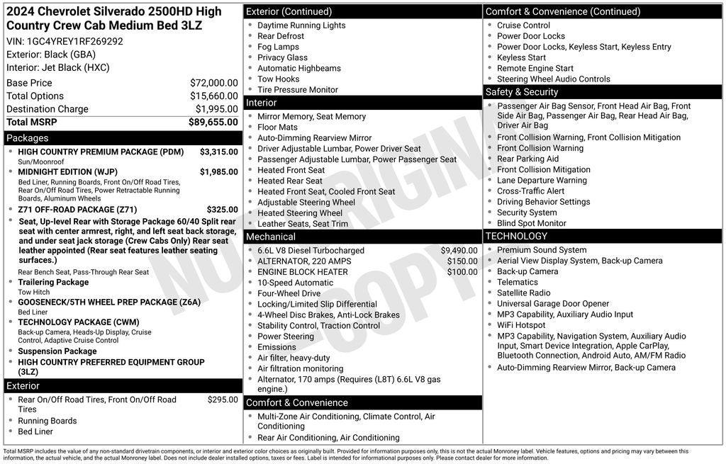 2024 Chevrolet Silverado 2500HD High Country