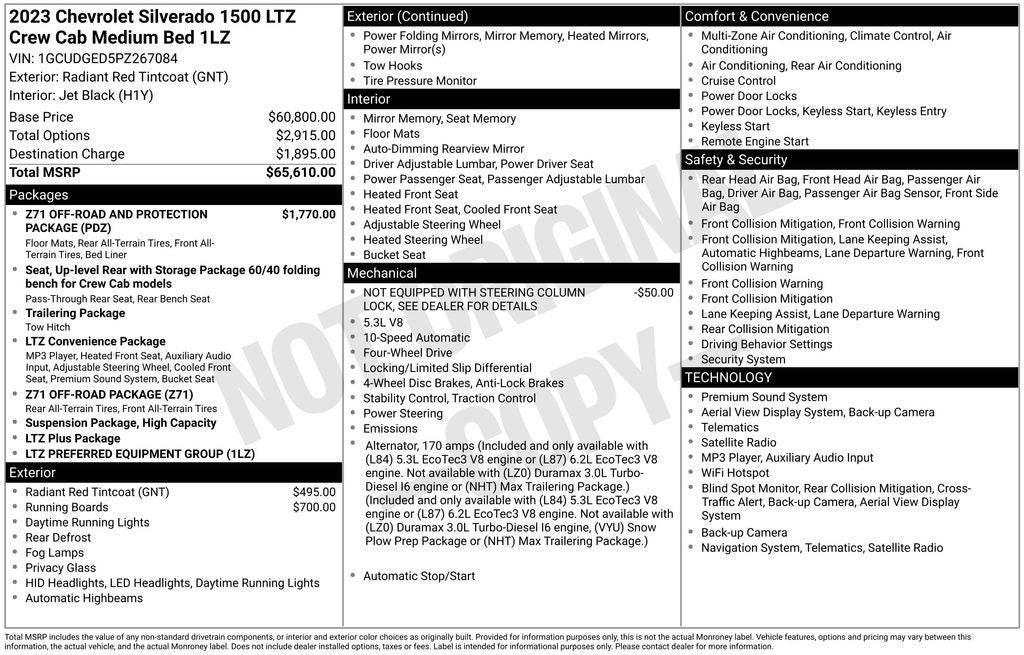 2023 Chevrolet Silverado 1500 LTZ