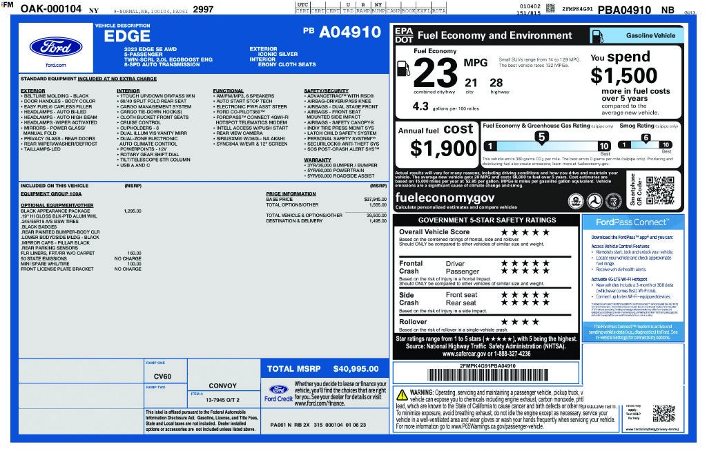 2023 Ford Edge SE