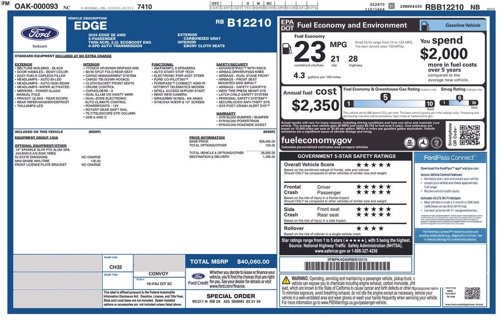2024 Ford Edge SE