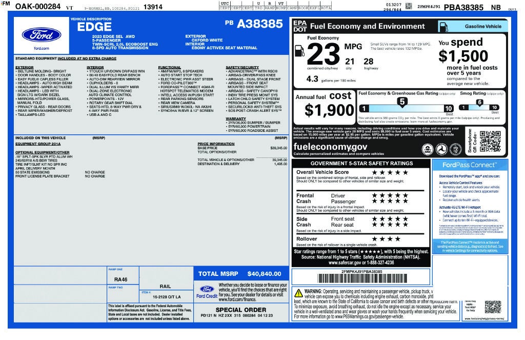 2023 Ford Edge SEL