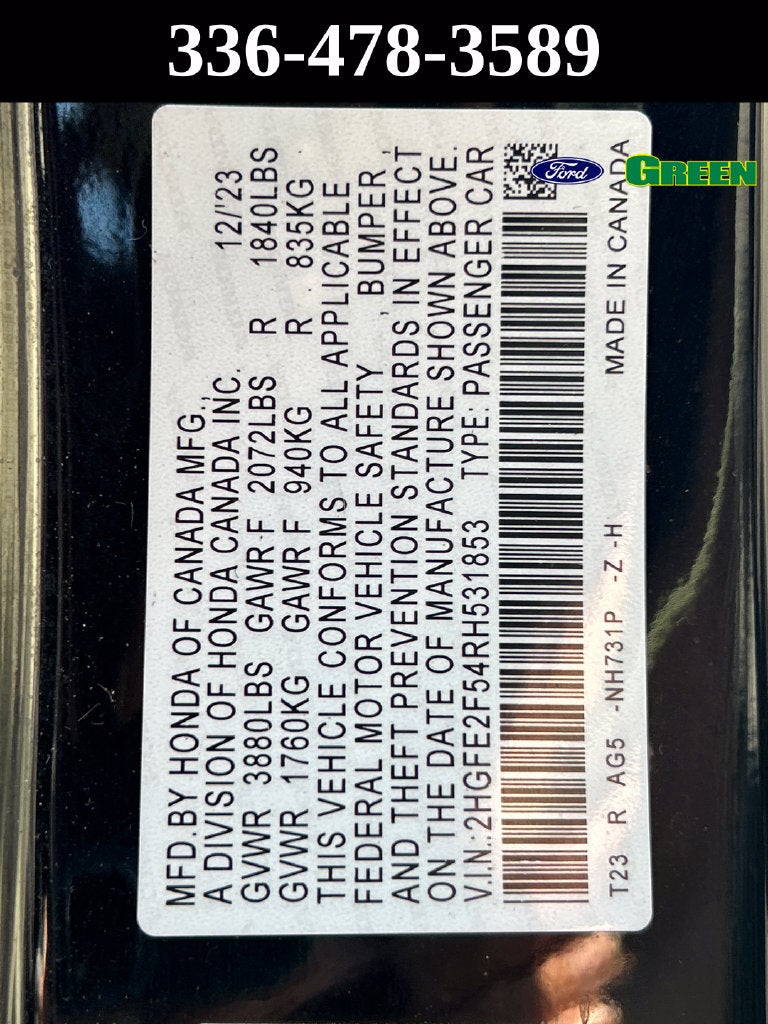 2024 Honda Civic Sport