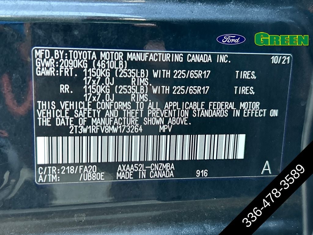 2021 Toyota RAV4 XLE