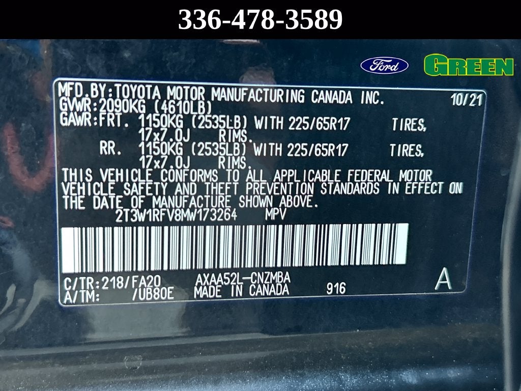 2021 Toyota RAV4 XLE