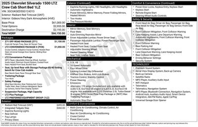 2025 Chevrolet Silverado 1500 LTZ
