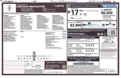 2026 Lincoln Navigator L Black Label