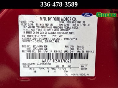 2018 Ford EcoSport SE