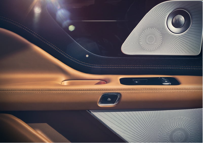 An array of available audio speakers are shown in a 2023 Lincoln Aviator® SUV | Green Lincoln in Greensboro NC