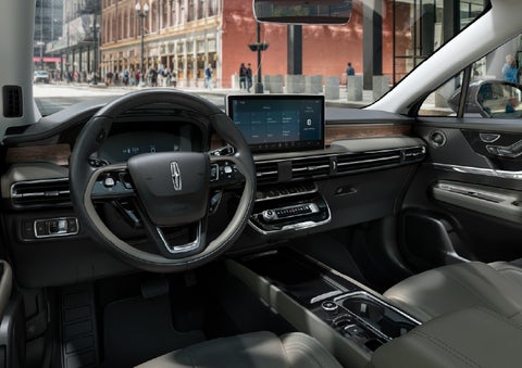 The interior dashboard of 2026 Lincoln Corsair® SUV is shown here. | Green Lincoln in Greensboro NC