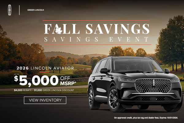 Fall Savings Sales Event