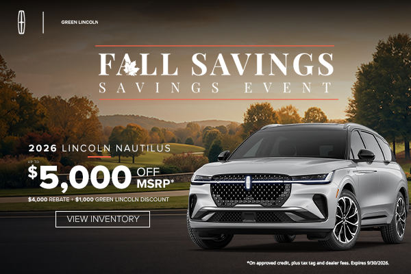 Fall Savings Sales Event