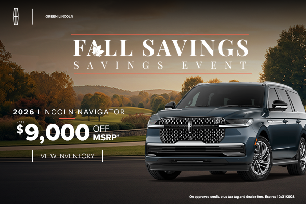 Fall Savings Sales Event